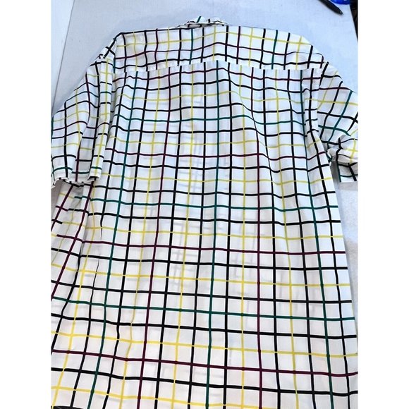 PJ Mark Checked Dress Short Sleeve Button Down 3XL Mens - Picture 11 of 12